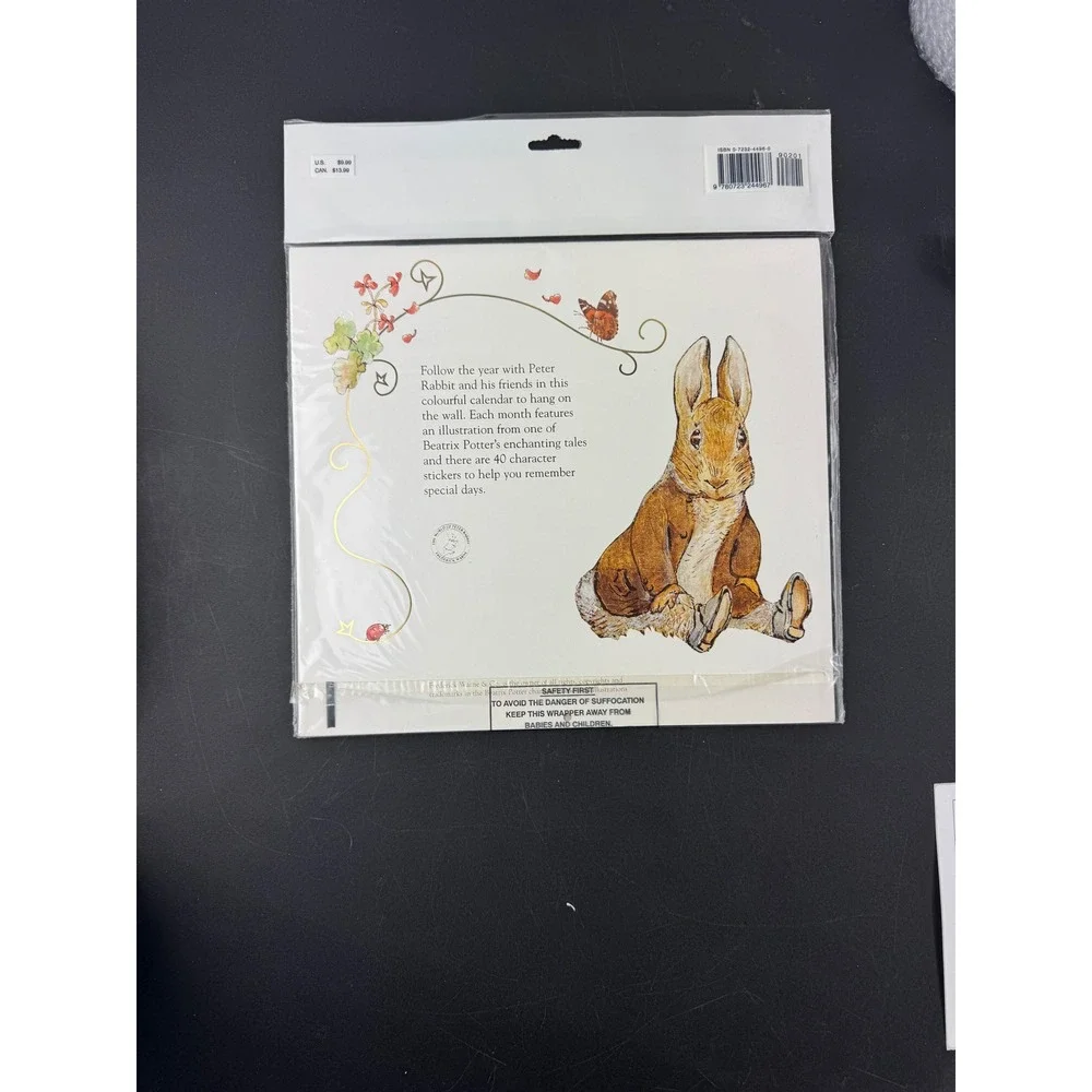 The Original Peter Rabbit Calendar 2000‎ Beatrix Potter F Warne & Co Vintage New